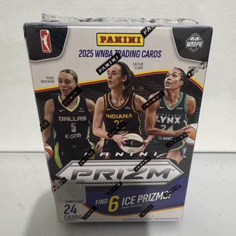 Panini 2025 WNBA Prizm Basketball Retail Box 24 Cards, Find 6 Ice Prizms